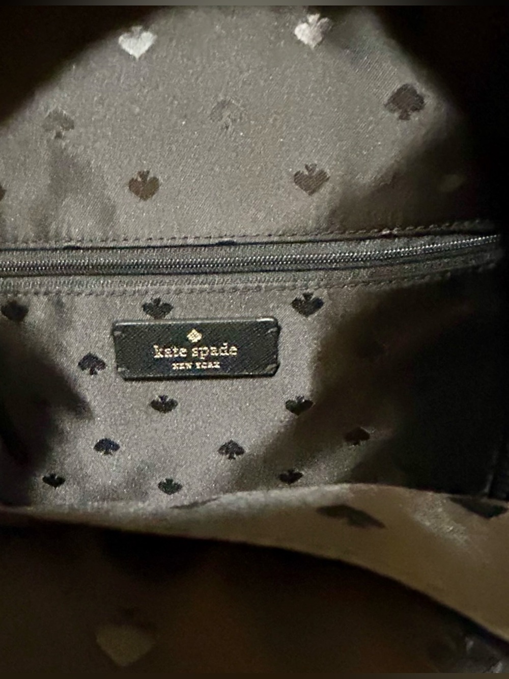 NWT KATE SPADE QUILTED BACKPACK,DIAMOND PATTERN, w/GOLD TONE HARDWARE.ADJUSTABLE - Picture 4 of 16